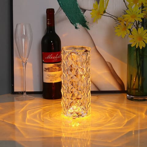 Luminária de Mesa LED Sem Fio com 16 Cores e Bateria - Casa Elège