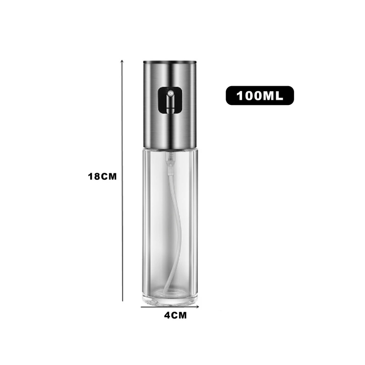 Borrifador de Azeite Bico Cromado 100ml