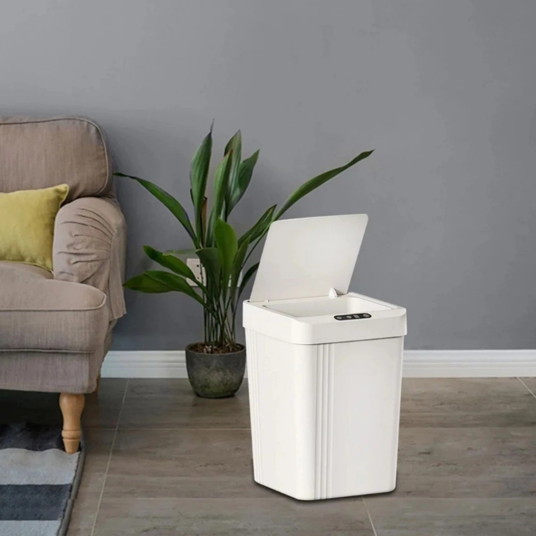 Lixeira Automática com Sensor de Movimento 16L Recarregável