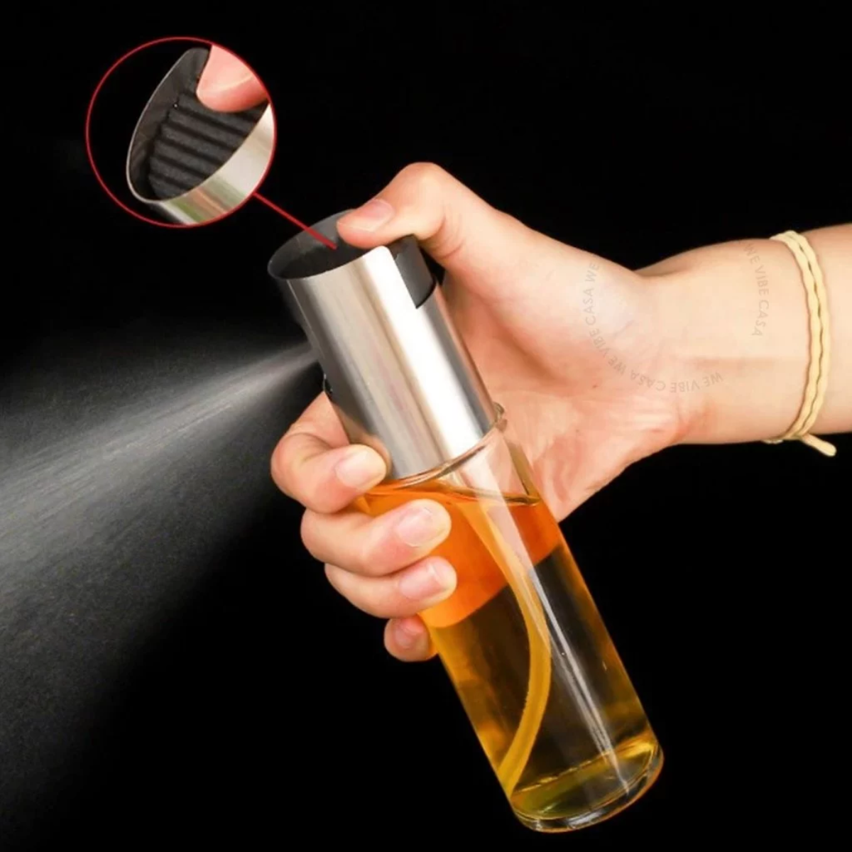 Borrifador de Azeite Bico Cromado 100ml