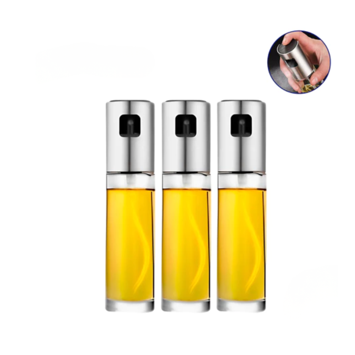 Borrifador de Azeite Bico Cromado 100ml