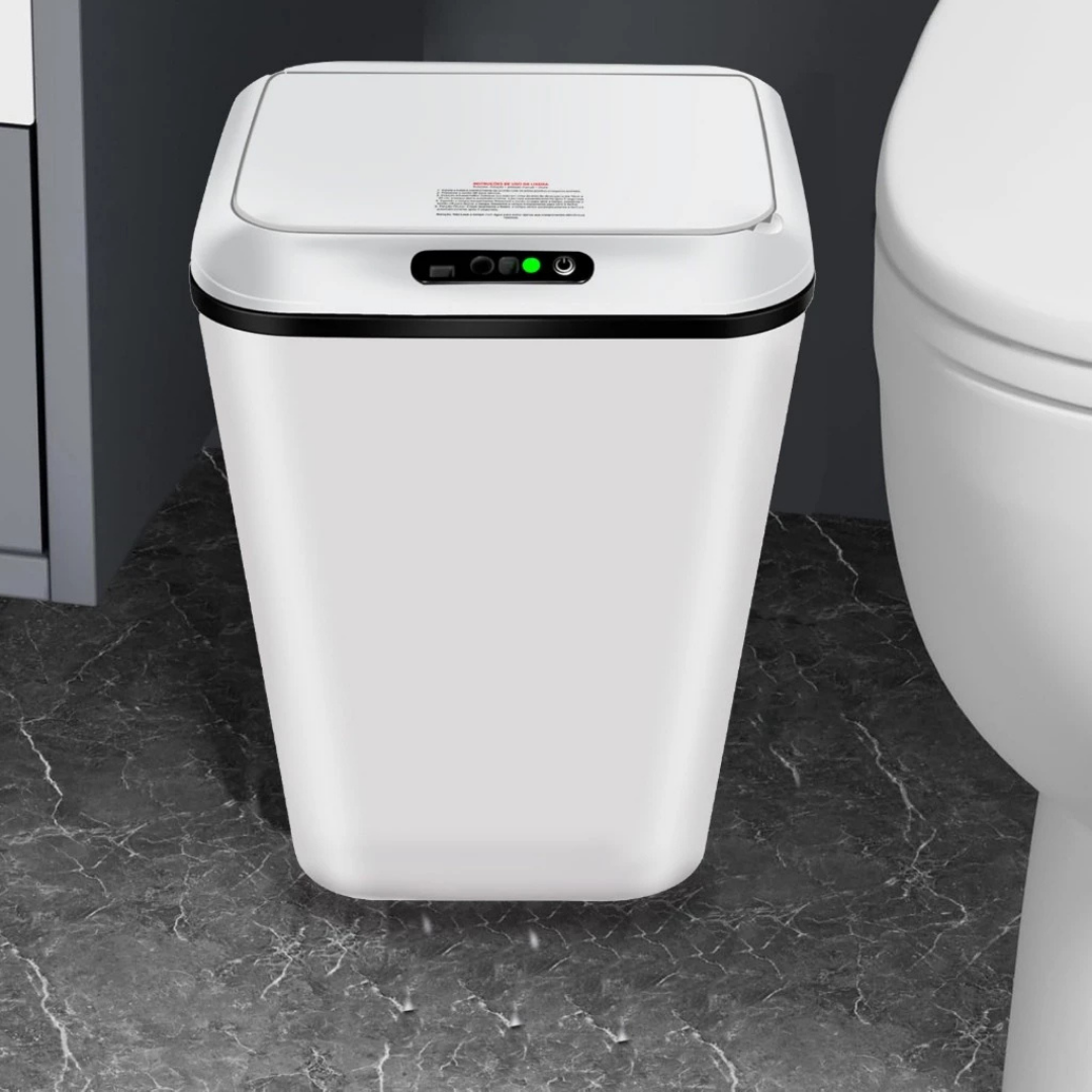 Lixeira Automática com Sensor de Movimento 16L Recarregável