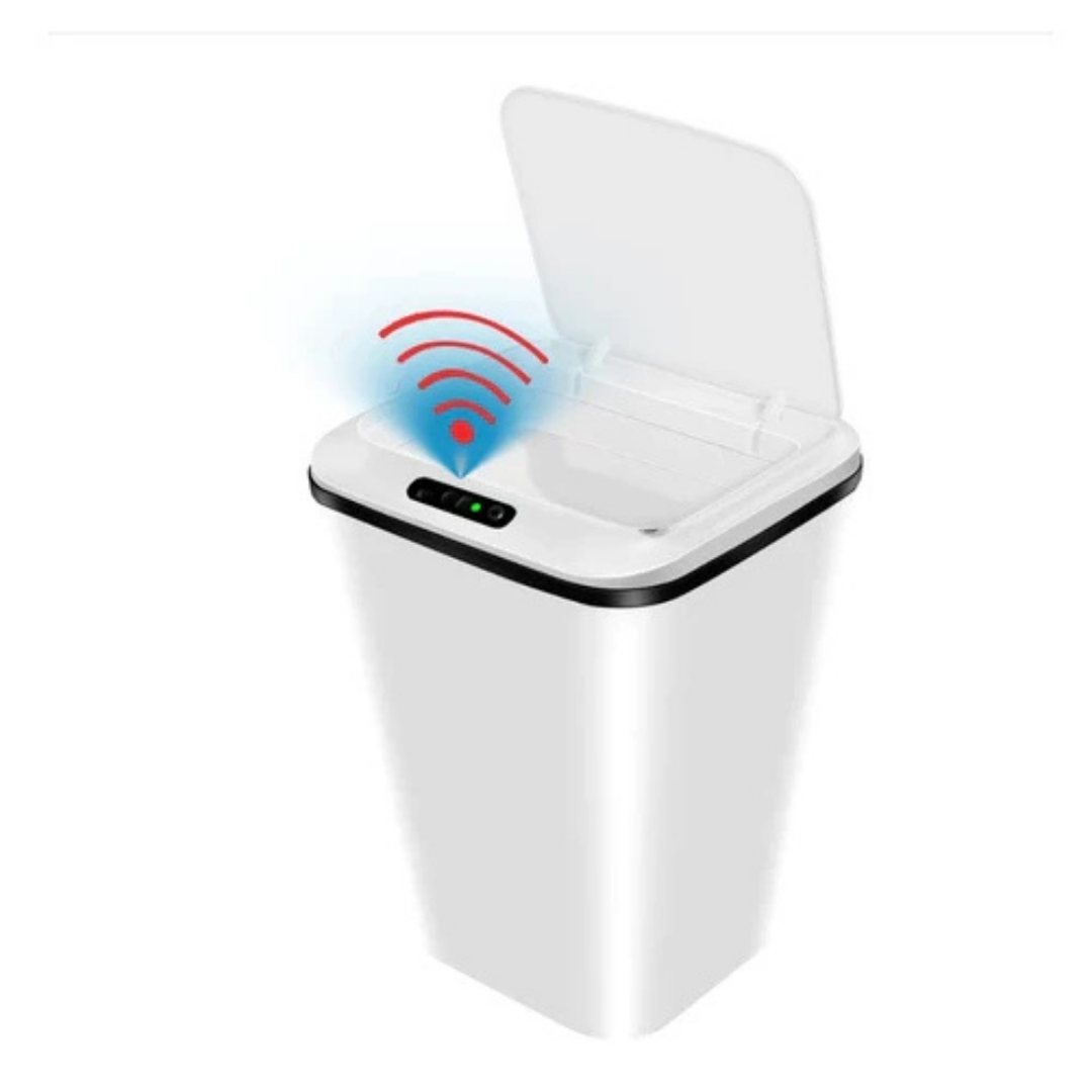 Lixeira Automática com Sensor de Movimento 16L Recarregável