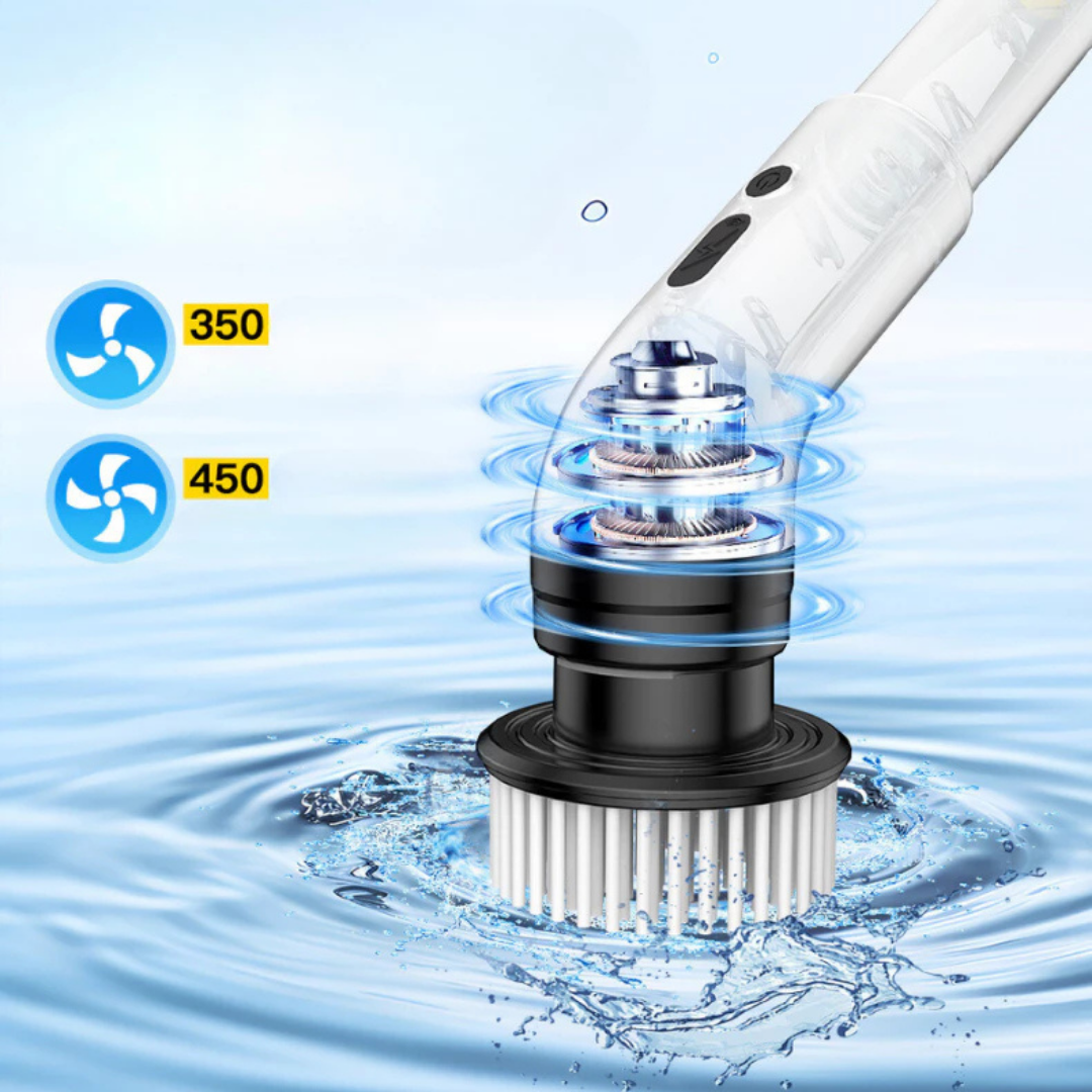 Escova de Limpeza Elétrica Ajustável 9 em 1 - Casa Elège