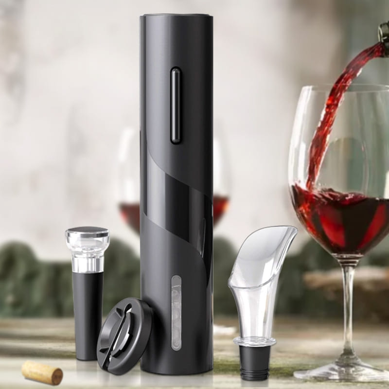 Abridor de Vinho Elétrico – Design Moderno e Praticidade - Casa Elège