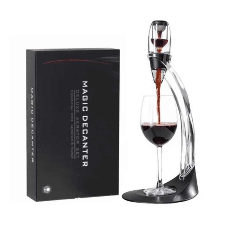 Aerador de Vinho – Realce o Aroma e o Sabor - Suporte + Aerador Casa Elège
