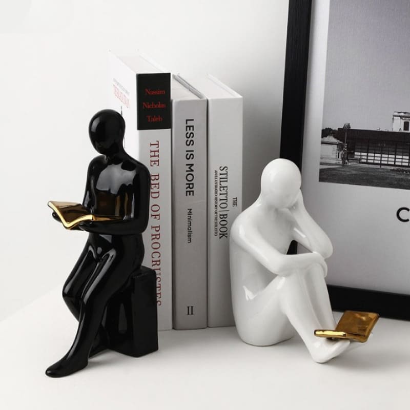 Aparador de Livros Bibliocanto Cerâmica Decorativo - Casa Elège