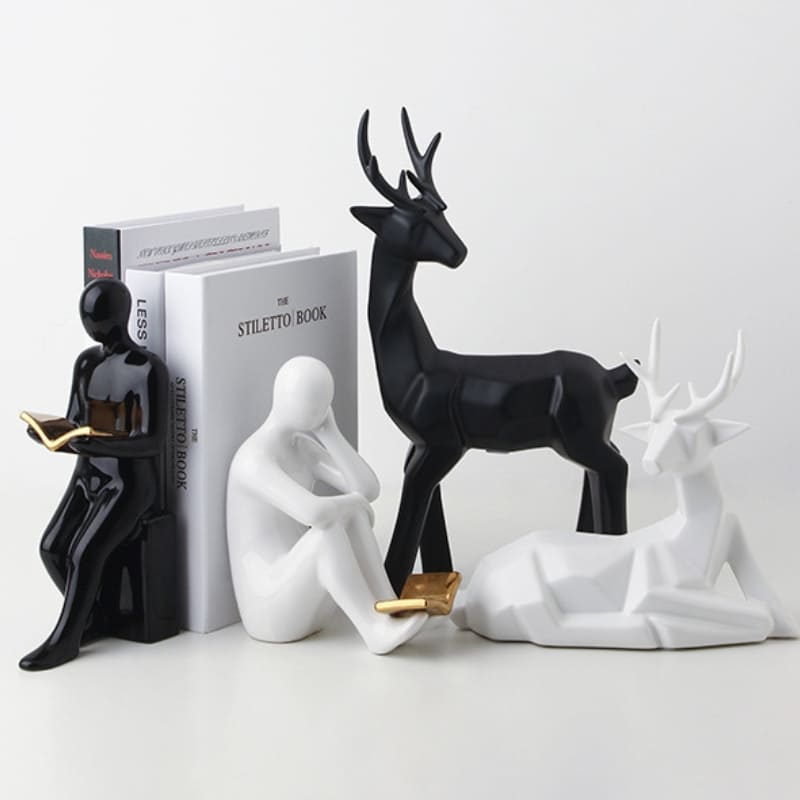 Aparador de Livros Bibliocanto Cerâmica Decorativo - Casa Elège