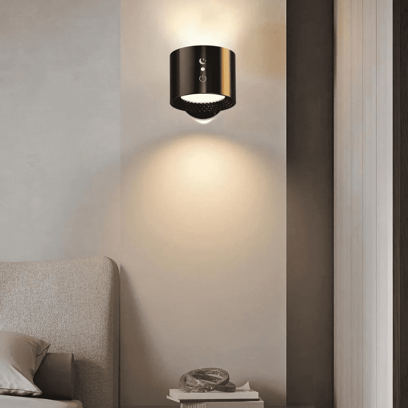 Arandela de Parede LED Bifocal Recarregável Compacta - Casa Elège
