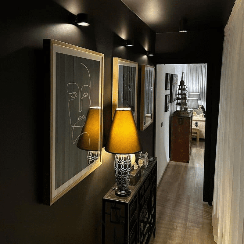Arandela de Parede LED Bifocal Recarregável Compacta - Casa Elège