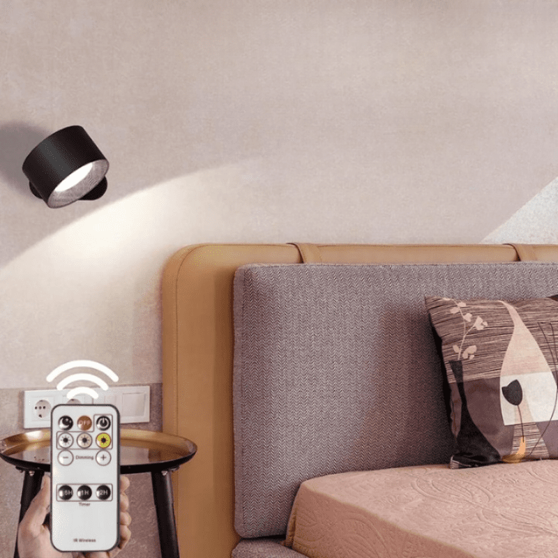 Arandela de Parede LED Bifocal Recarregável Compacta - Casa Elège