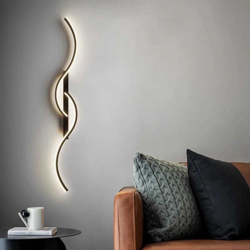 Arandela de Parede LED Minimalista Moderna com Dimmer - Casa Elège