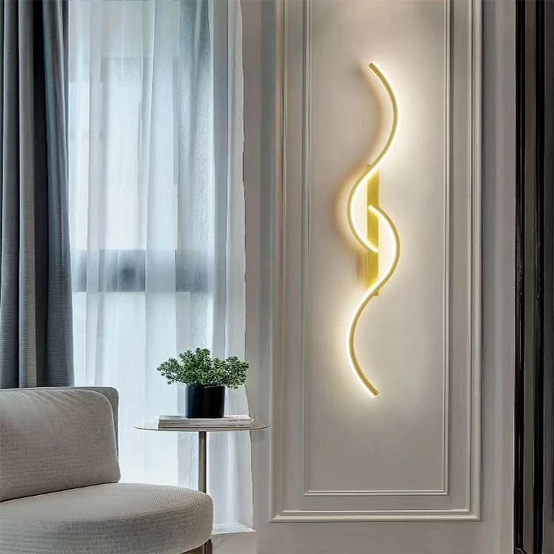 Arandela de Parede LED Minimalista Moderna com Dimmer - Casa Elège