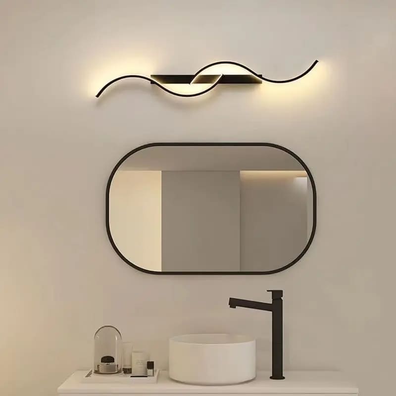 Arandela de Parede LED Minimalista Moderna com Dimmer - Casa Elège