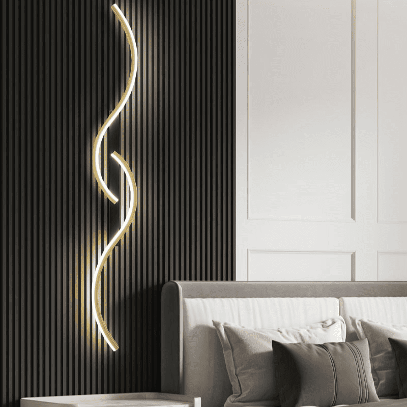 Arandela de Parede LED Minimalista Moderna com Dimmer - Casa Elège