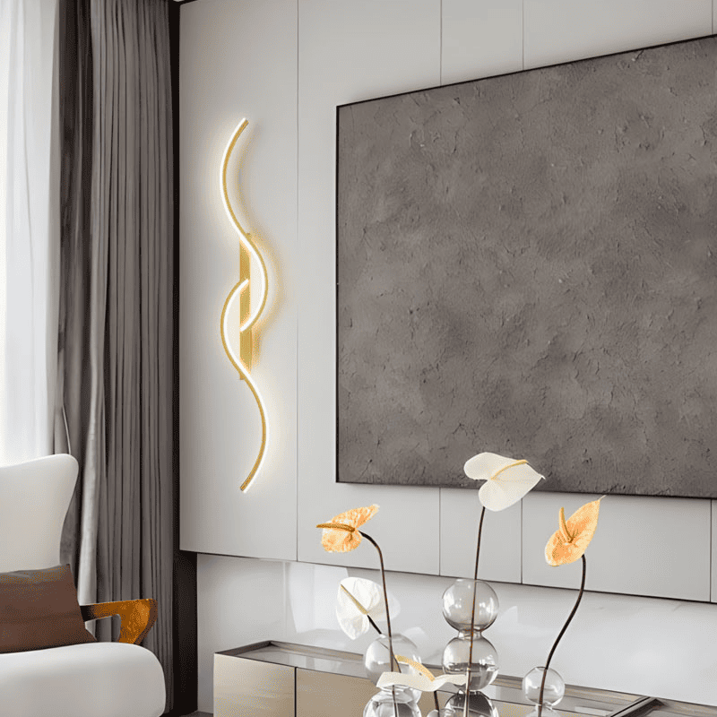 Arandela de Parede LED Minimalista Moderna com Dimmer - Casa Elège