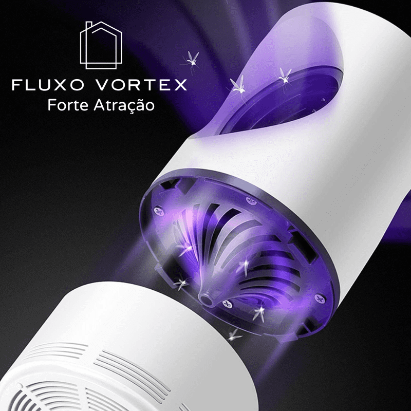 Armadilha Elétrica Para Mosquitos Luz UV Recarregável USB - Casa Elège
