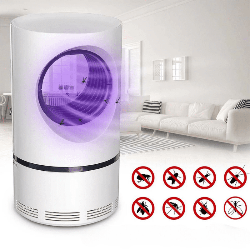 Armadilha Elétrica Para Mosquitos Luz UV Recarregável USB - Casa Elège