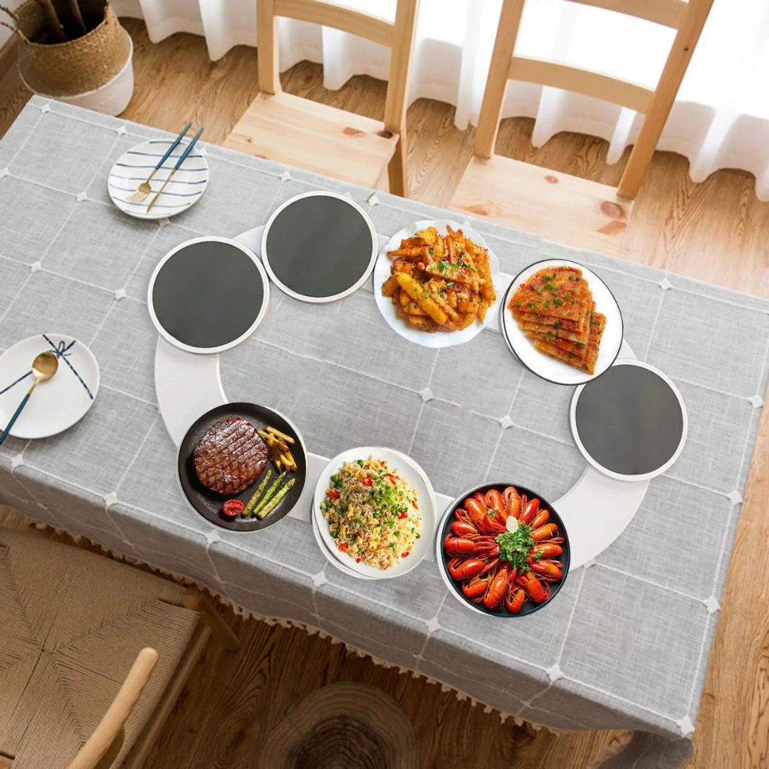 Bandeja Giratória de Mesa de Jantar para Servir Alimentos - Casa Elège