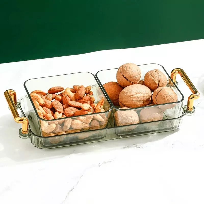 Bandeja de Lanche com Potes – Organização e Conforto - 2 Potes Verde Casa Elège