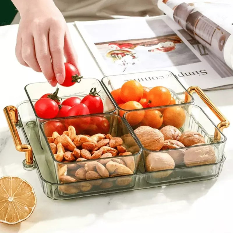Bandeja de Lanche com Potes – Organização e Conforto - Casa Elège