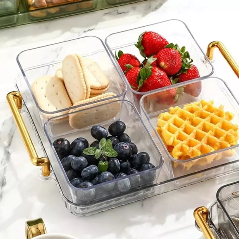 Bandeja de Lanche com Potes – Organização e Conforto - Casa Elège
