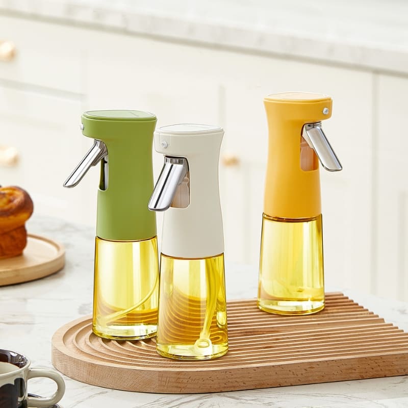 Borrifador de Azeite em Vidro 280ml com Tampa Vedante - Casa Elège