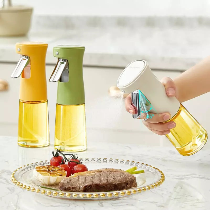 Borrifador de Azeite em Vidro 280ml com Tampa Vedante - Casa Elège