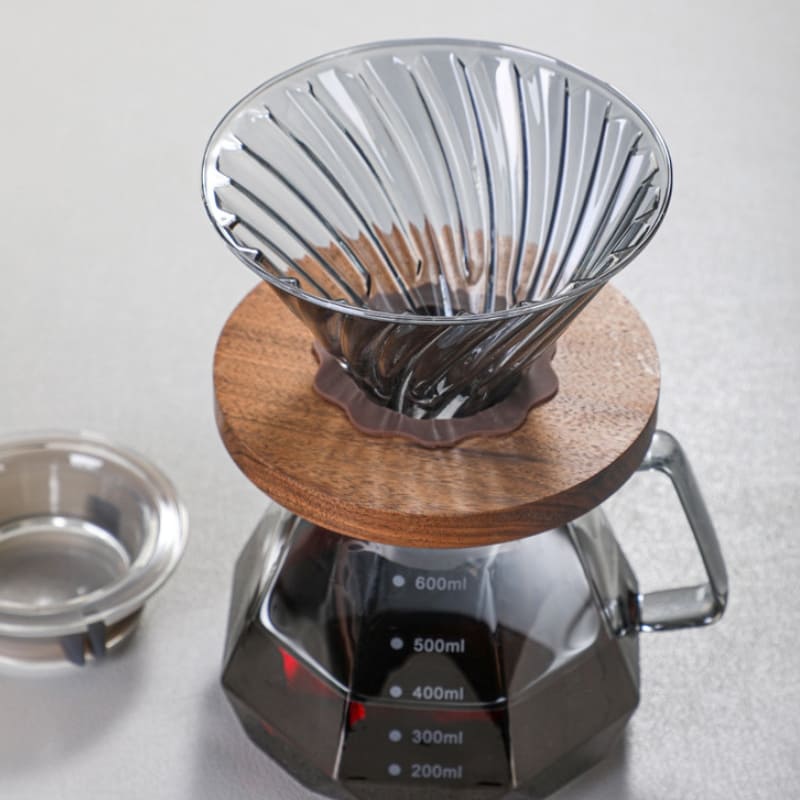 Bule de Café em Vidro Borossilicato com Coador V60 - Casa Elège - Casa Elège