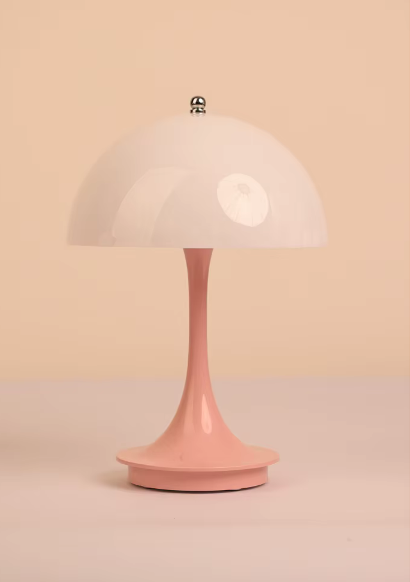 Luminária de Mesa Cogumelo LED Três Cores Compacta Moderna - Casa Elège