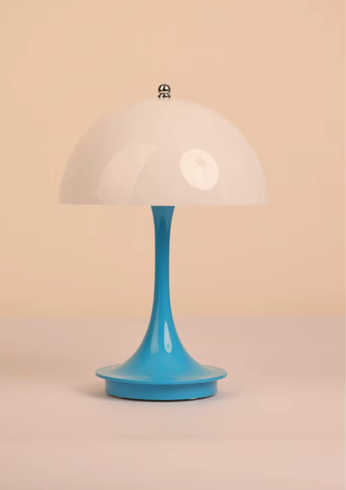 Luminária de Mesa Cogumelo LED Três Cores Compacta Moderna - Casa Elège