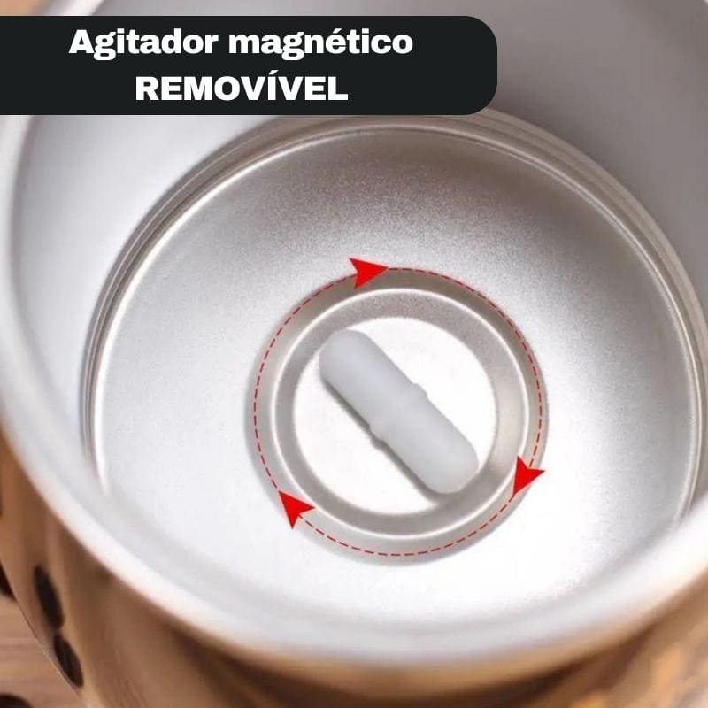Caneca Térmica de Inox Portátil com Misturador 400ml - Casa Elège