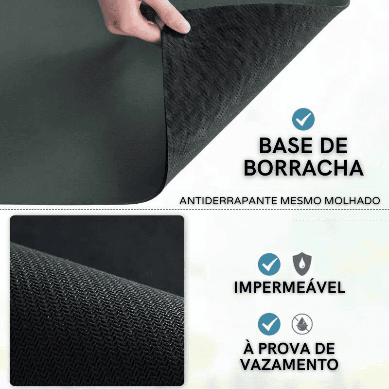 Tapete Absorvente Antiderrapante Para Cantinho Do Café - Casa Elège