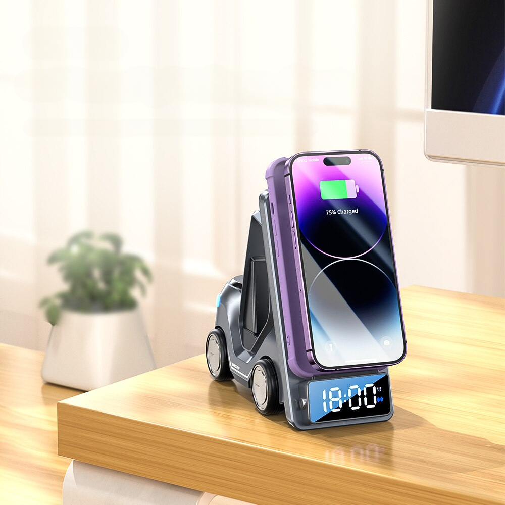 Carregador de Indução Veicular Sem Fio em Forma de Carro - Casa Elège