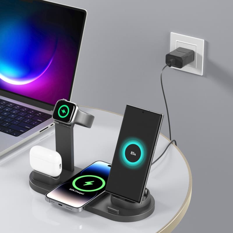 Carregador Sem Fio por Indução Multifuncional iPhone Samsung - Casa Elège