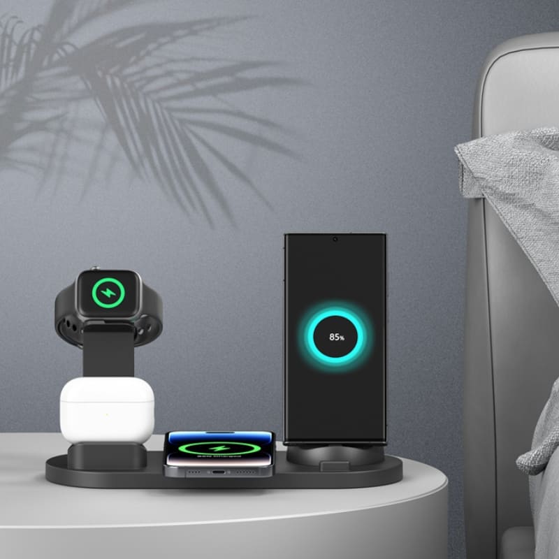 Carregador Sem Fio por Indução Multifuncional iPhone Samsung - Casa Elège