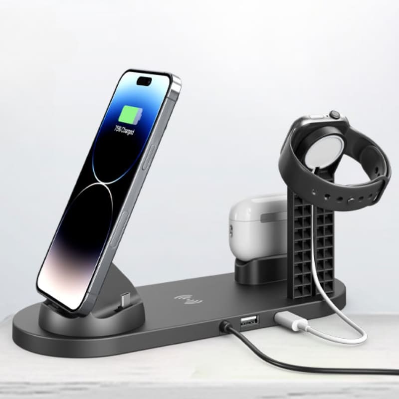 Carregador Sem Fio por Indução Multifuncional iPhone Samsung - Casa Elège