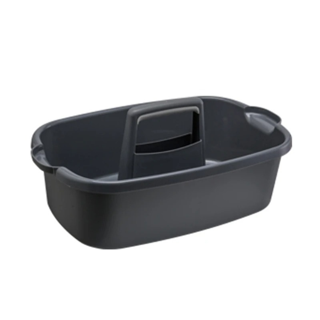 Cesta Portátil para Produtos de Limpeza - Cinza Casa Elège