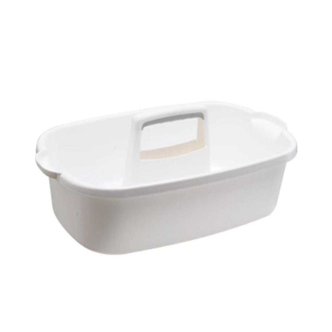 Cesta Portátil para Produtos de Limpeza - Branco Casa Elège