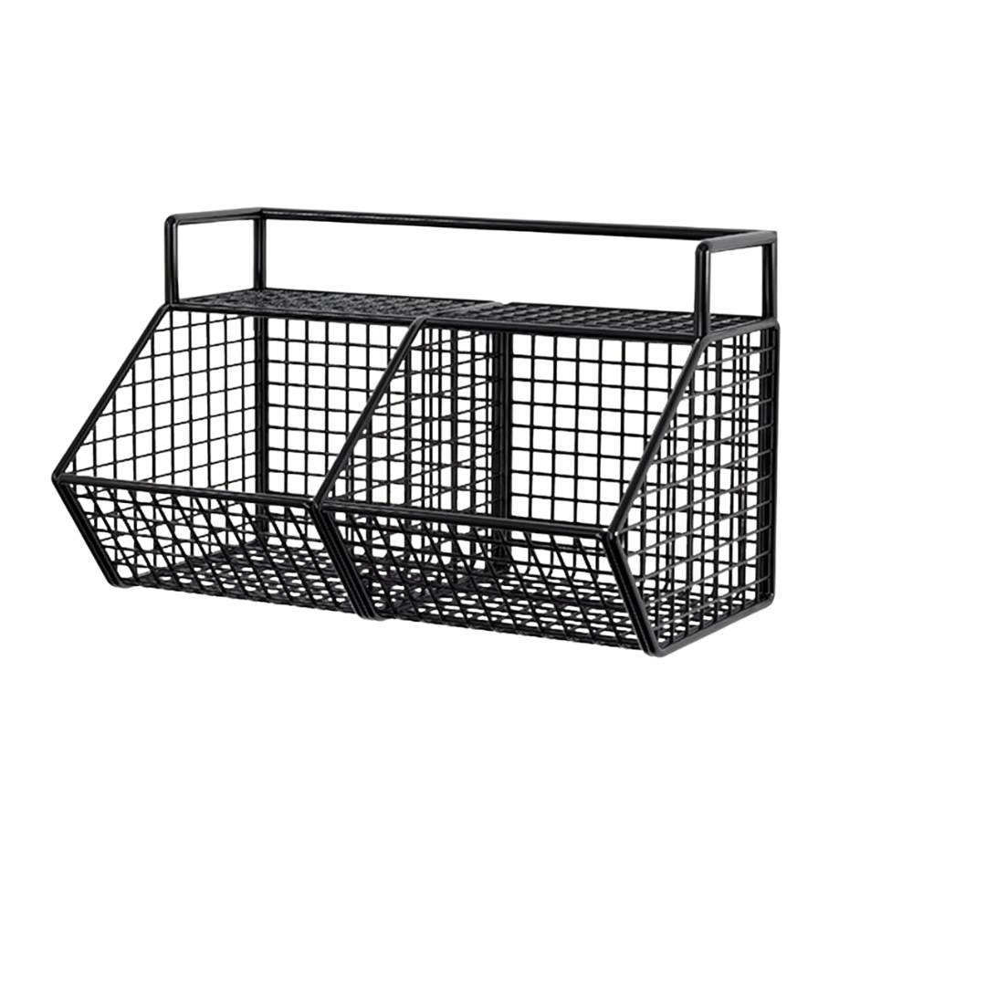 Cesta Suspensa de Metal para Cozinha - 2 Grades Casa Elège