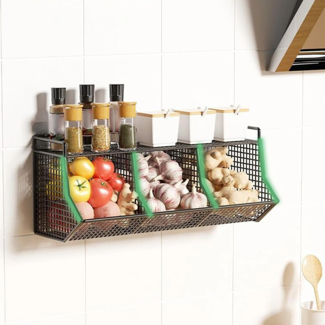 Cesta Suspensa de Metal para Cozinha - Casa Elège
