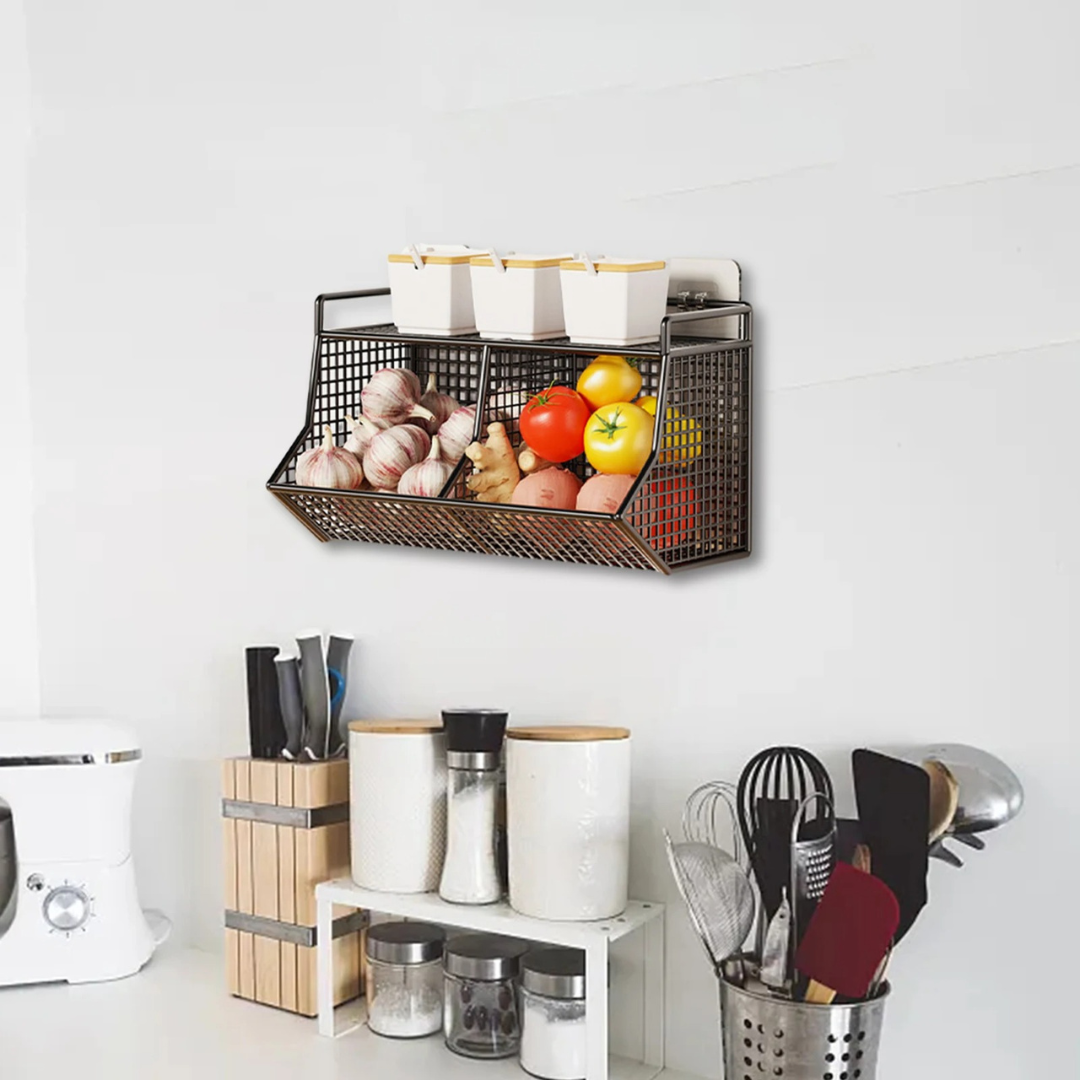Cesta Suspensa de Metal para Cozinha - Casa Elège