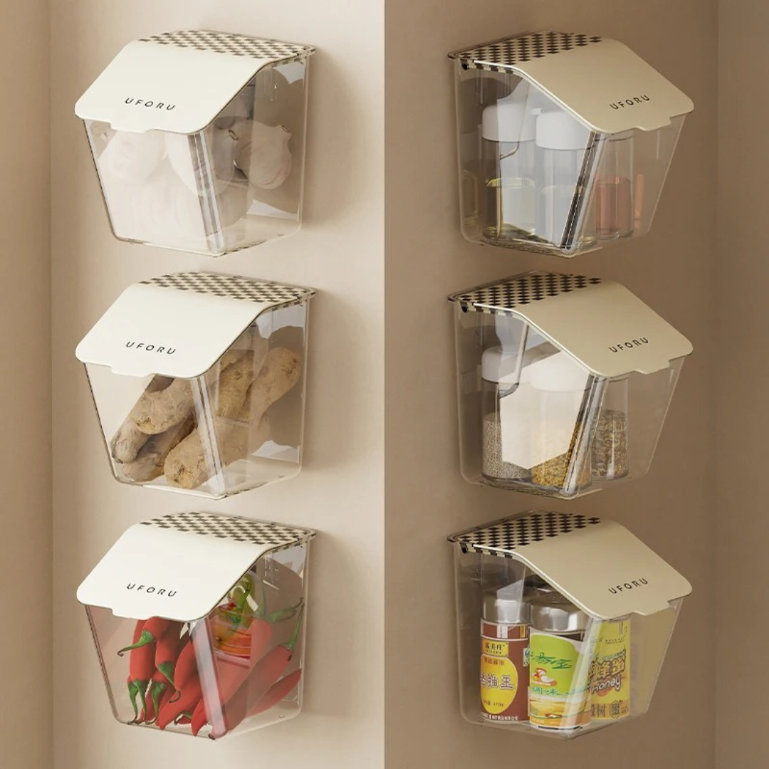 Cesta de Armazenamento de Parede para Cozinha Super Resistente - Casa Elège
