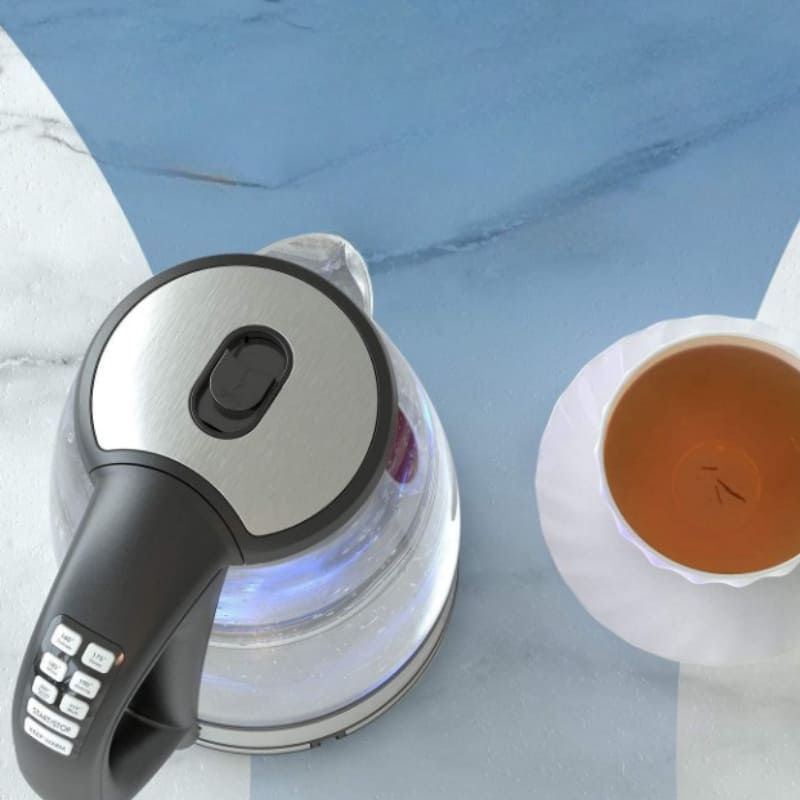 Chaleira Elétrica de Vidro 2 L – Mantém Quente - Versão Digital Casa Elège