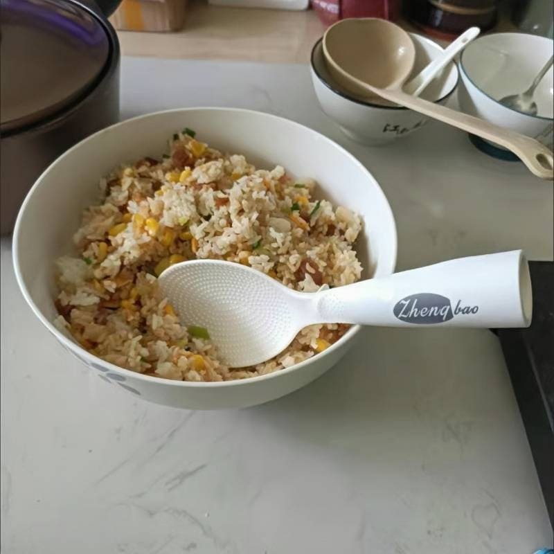 Colher de Arroz Antiaderente com Cabo Confortável - Casa Elège