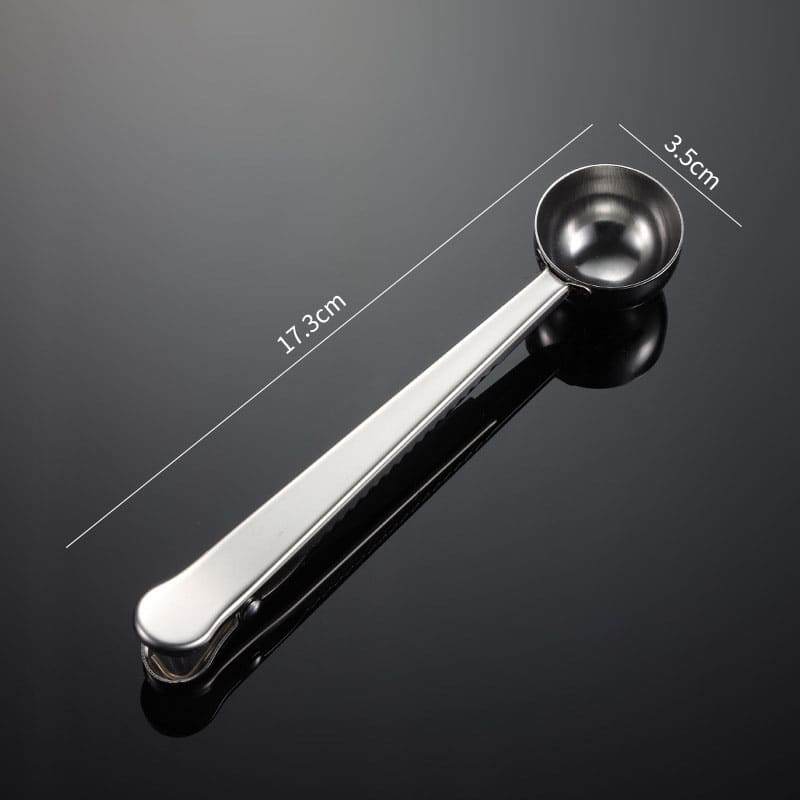 Colher de Café Inox com Presilha para Embalagem - Prata Casa Elège