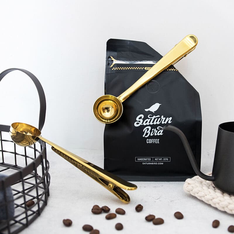 Colher de Café Inox com Presilha para Embalagem - Casa Elège
