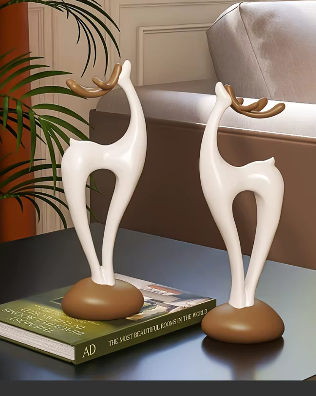 Vasos Empilhados De Cerâmica Com Pedras Decorativas - Casa Elège