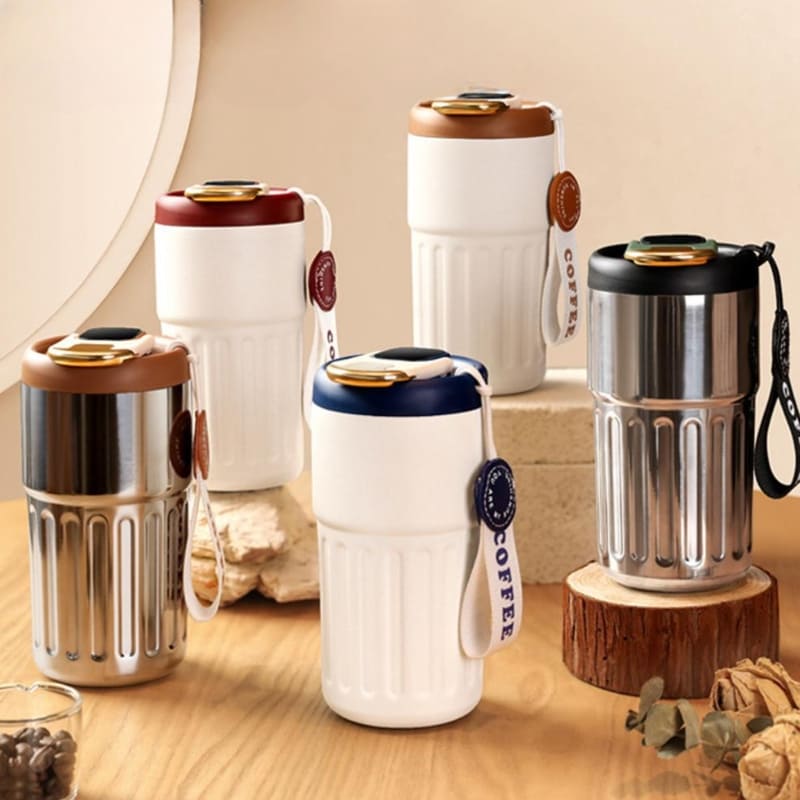 Copo Térmico 450ml em Inox 316 com Tampa Inteligente - Casa Elège