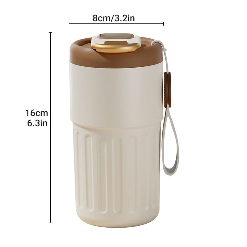 Copo Térmico 450ml em Inox 316 com Tampa Inteligente - Casa Elège